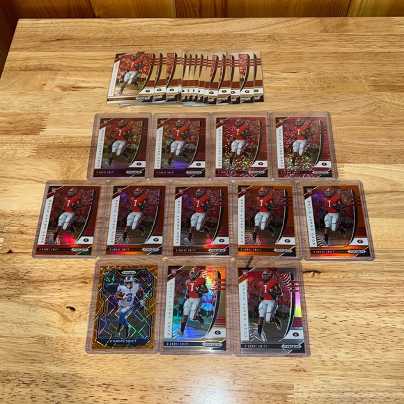 (27) 2020 Prizm Orange Pulsar DP DANDRE SWIFT Detroit Lions NFL RC LOT #/149 - Picture 2 of 9